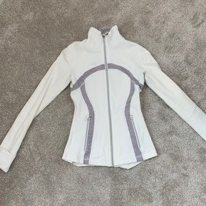 LULULEMON Women’s White Full Zip Jacket, Size 2